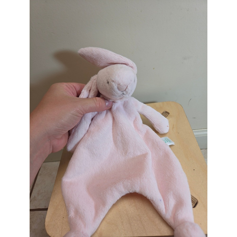 Jellycat Bashful Pink Bunny Soother Plush Baby Security Blanket 10x6